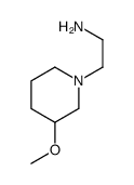 2-(3-methoxypiperidin-1-yl)ethanamine结构式