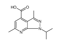 1H-Pyrazolo[3,4-b]pyridine-4-carboxylic acid, 3,6-dimethyl-1-(1-methylethyl)图片