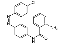 2-amino-N-[4-[(4-chlorophenyl)diazenyl]phenyl]benzamide结构式