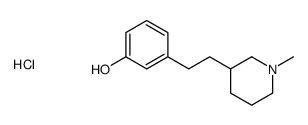 3-[2-(1-methylpiperidin-3-yl)ethyl]phenol,hydrochloride Structure