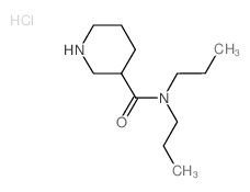 N,N-Dipropyl-3-piperidinecarboxamide hydrochloride Structure