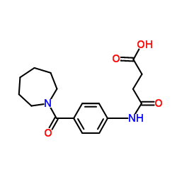 4-{[4-(1-Azepanylcarbonyl)phenyl]amino}-4-oxobutanoic acid picture