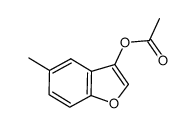 5-methylbenzofuran-3-yl acetate Structure