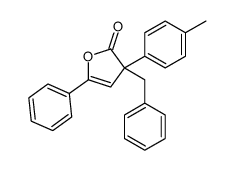 3-benzyl-3-(4-methylphenyl)-5-phenylfuran-2-one结构式