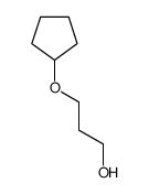 3-cyclopentyloxypropan-1-ol结构式