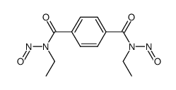 N,N'-diethyl-N,N'-dinitroso-terephthalamide Structure