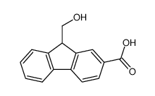 2-carboxy-9-hydroxymethylfluorene Structure