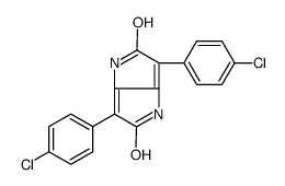 3,6-bis(4-chlorophenyl)-1,4-dihydropyrrolo[3,2-b]pyrrole-2,5-dione Structure