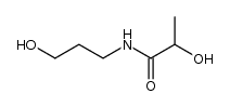 N-(3-hydroxy-propyl)-lactamide结构式