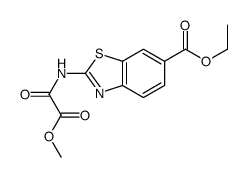 ethyl 2-[(2-methoxy-2-oxoacetyl)amino]-1,3-benzothiazole-6-carboxylate结构式