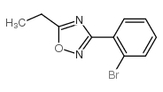 3-(2-Bromophenyl)-5-ethyl-1,2,4-oxadiazole Structure