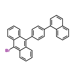 9-Bromo-10-[4-(1-naphthyl)phenyl]anthracene Structure