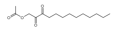 2,3-dioxotridecyl acetate Structure