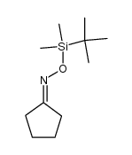 Cyclopentanone O-(tertbutyldimethylsilyl)oxime Structure