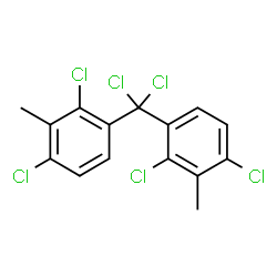 1,1'-(Dichloromethylene)bis(2,4-dichloro-3-methylbenzene)结构式