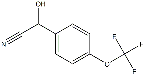 2-羟基-2-(4-(三氟甲氧基)苯基)乙腈结构式