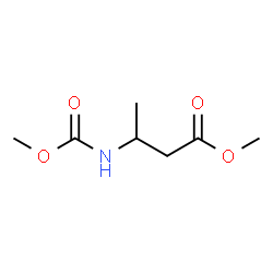 Butanoic acid,3-[(methoxycarbonyl)amino]-,methyl ester structure