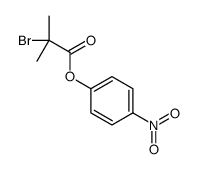 (4-nitrophenyl) 2-bromo-2-methylpropanoate结构式