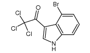 1-(4-bromo-1H-indol-3-yl)-2,2,2-trichloroethanone Structure