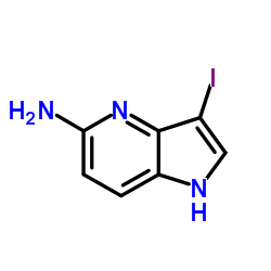 5-Amino-3-iodo-4-azaindole Structure