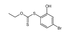 S-(4-bromo-2-hydroxyphenyl) O-ethyl carbonodithioate结构式