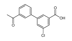 3-(3-acetylphenyl)-5-chlorobenzoic acid结构式