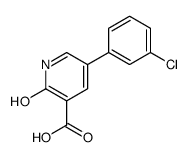 5-(3-chlorophenyl)-2-oxo-1H-pyridine-3-carboxylic acid结构式