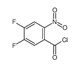 4,5-Difluoro-2-nitrobenzoyl chloride Structure