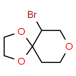 6-Bromo-1,4,8-trioxaspiro[4.5]decane structure