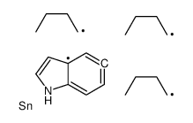 5-三丁基锡-1H-吲哚结构式