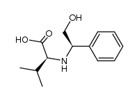 (S)-2-[(R)-2-hydroxy-1-phenylethylamino]-3-methylbutanoic acid结构式