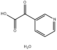 oxo(3-pyridinyl)acetic acid hydrate Structure