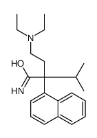 α-[2-(Diethylamino)ethyl]-α-isopropyl-1-naphthaleneacetamide结构式