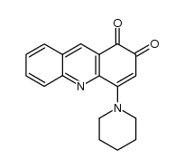 piperidino-4 acridinedione-1,2结构式