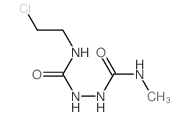 1,2-Hydrazinedicarboxamide,N1-(2-chloroethyl)-N2-methyl-结构式