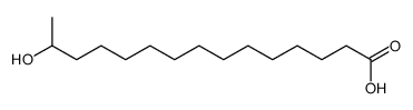 14-hydroxypentadecanoic acid结构式