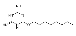 6-nonoxy-1,3,5-triazine-2,4-diamine结构式