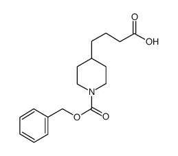 4-(1-CBZ-PIPERIDIN-4-YL)-BUTYRICACID Structure