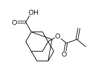 1-Carboxy-3-Methacryloyloxyadamantane Structure