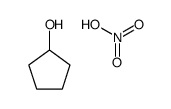 cyclopentanol,nitric acid Structure