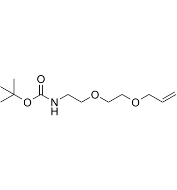 BOC-NH-PEG2-propene结构式