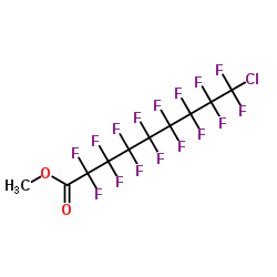 Methyl 9-chloro-2,2,3,3,4,4,5,5,6,6,7,7,8,8,9,9-hexadecafluorononanoate Structure