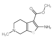 Thieno[2,3-c]pyridine-3-carboxylic acid, 2-amino-4,5,6,7-tetrahydro-6-Methyl-, Methyl ester图片