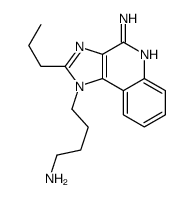 1-(4-aminobutyl)-2-propylimidazo[4,5-c]quinolin-4-amine结构式