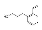 3-(2-ethenylphenyl)propan-1-ol结构式