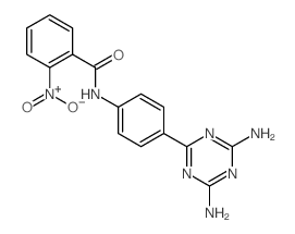 Benzamide,N-[4-(4,6-diamino-1,3,5-triazin-2-yl)phenyl]-2-nitro- picture