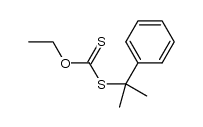 O-ethyl S-(2-phenylpropan-2-yl)xanthate结构式