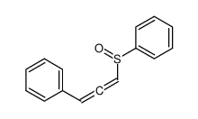 3-(benzenesulfinyl)propa-1,2-dienylbenzene Structure