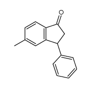 5-methyl-3-phenyl-2,3-dihydro-1H-inden-1-one Structure