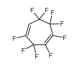 1H-nonafluorocyclohepta-1,4-diene结构式